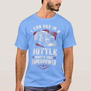 T-shirt Chauffeur Camion Vintage Je Peux Pisser Dans Une B