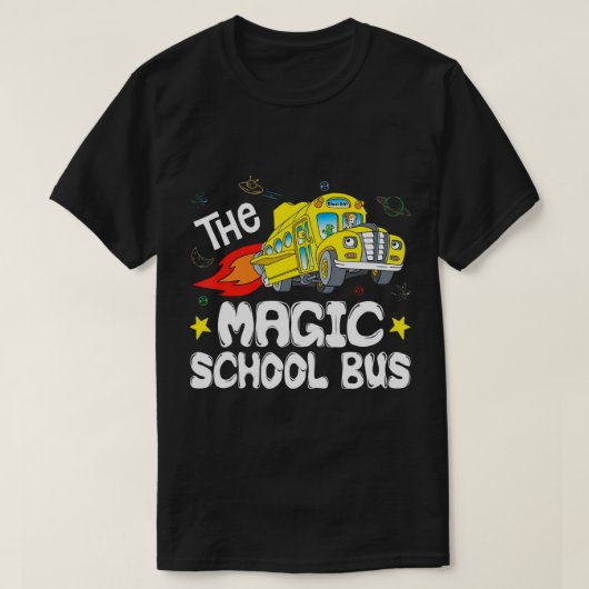 T-shirt Chauffeur de bus de l'école Magic Funny Ceintures  (Design devant)