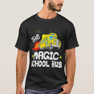 T-shirt Chauffeur de bus de l'école Magic Funny Ceintures 