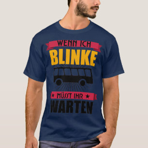 T-shirt chauffeur de bus vintage bus rétro disant 2