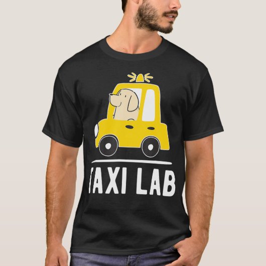 T-shirt Chauffeur de cabine de laboratoire de chien de tri (Devant)