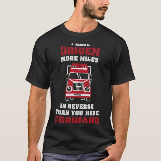 T-shirt Chauffeur de camion (Devant)