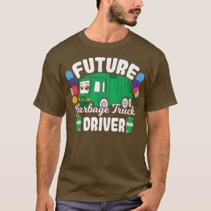 T-shirt Chauffeur de camion à ordures pour enfants - Pompe