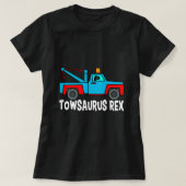 T-shirt Chauffeur de camion de remorque TRex Dinosaur véhi (Design devant)