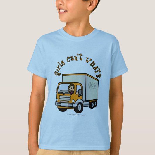 T-shirt Chauffeur de camion léger (Devant)