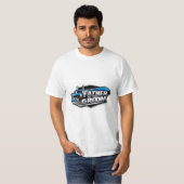 T-shirt Chauffeur de camion professionnel de chambre (Devant entier)