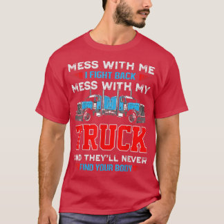 T-shirt Chauffeur de camion vintage Mécanique Camionneur T