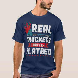 T-shirt Chauffeur de camion Vintage Véritable Truckers Dri