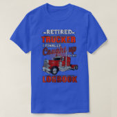 T-shirt Chauffeur De Camions Retraité Trucker J'Ai Finalem (Design devant)