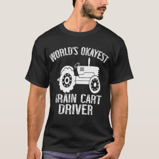 T-shirt Chauffeur de panier à céréales le plus Okayest au