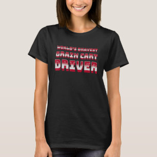 T-shirt Chauffeur de panier à céréales le plus Okayest du