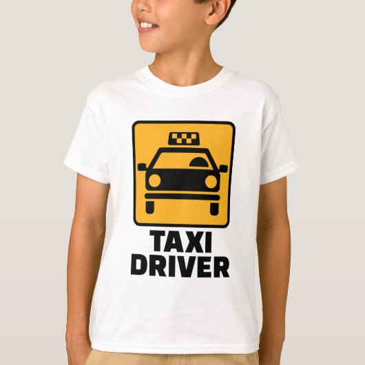 T-shirt Chauffeur de taxi (Devant)
