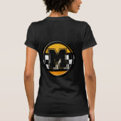 T-shirt Chauffeur de taxi initial de M (Dos)