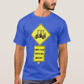 T-shirt Chauffeur Funny Golf Panier Avez-Vous Vu Mes Boule (Devant)