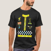 T-shirt Chauffeur Race Costume Homme Femmes Anniversaire H (Devant)