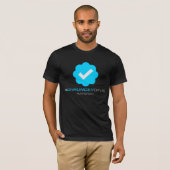 T-shirt @ChaunceyDavis - vérifiés - noir (Devant entier)