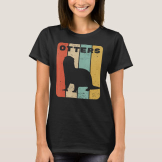 T-shirt Chaussée Vintage Sunset Retro Cute Women's River