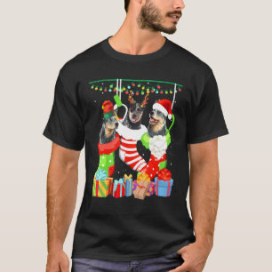T-shirt Chaussette de Noël pour chien de bétail australien