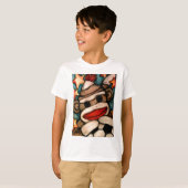 T-shirt Chaussette-heu singe (Devant entier)