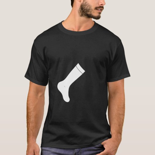 T-shirt Chaussette minimaliste 1 (Devant)