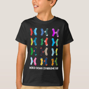 T-shirt Chaussettes de la Journée mondiale de la trisomie