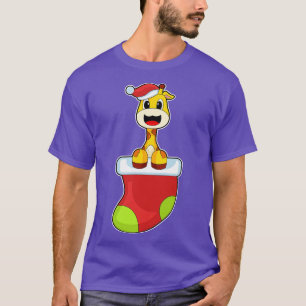 T-shirt Chaussettes de Noël de la Giraffe