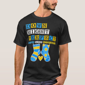 T-shirt Chaussettes de sensibilisation de la Journée mondi