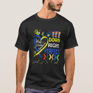 T-shirt Chaussettes de sensibilisation de la Journée mondi