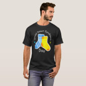 T-shirt Chaussettes mignonnes Graphisme Monde Dessin Sensi (Devant entier)