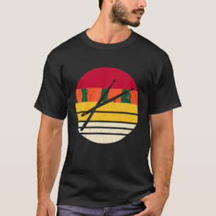 T-shirt Chaussettes Retro Vintage Sunset T Shirt