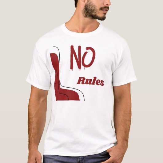 T-shirt Chaussettes sans règles (Devant)