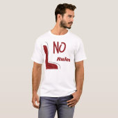 T-shirt Chaussettes sans règles (Devant entier)