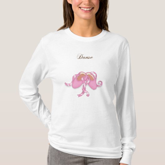 T-shirt Chaussons Ballet Danse (Devant)