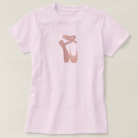 Chaussons de ballet roses Ballerine Or rose Chambr
