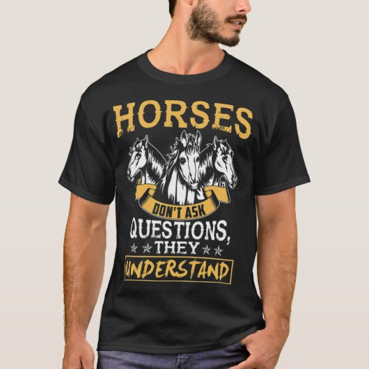 T-shirt Chaussure à cheval (Devant)