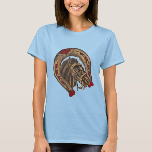 T-shirt chaussure de cheval