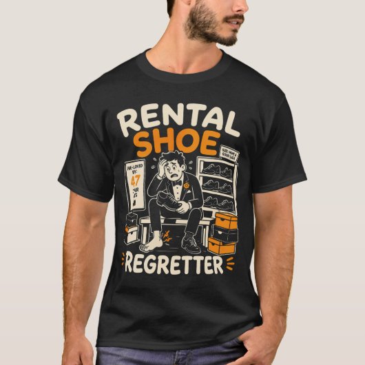 T-shirt Chaussure de location (Devant)