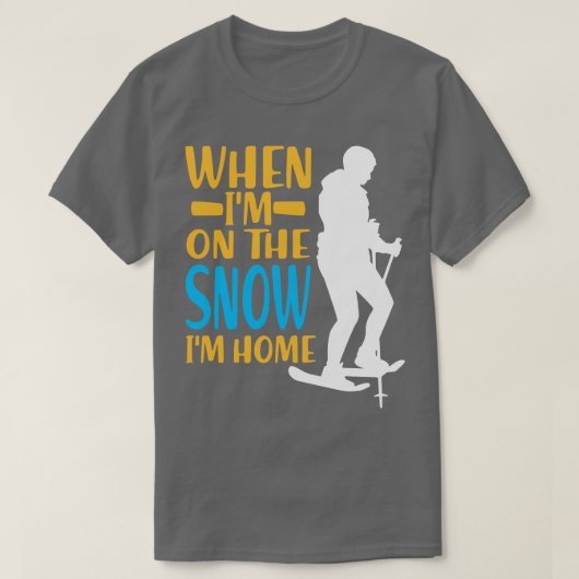 T-shirt Chaussure de neige Randonnée 1 (Design devant)