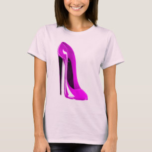 T-shirt Chaussure de stylet de roses indien