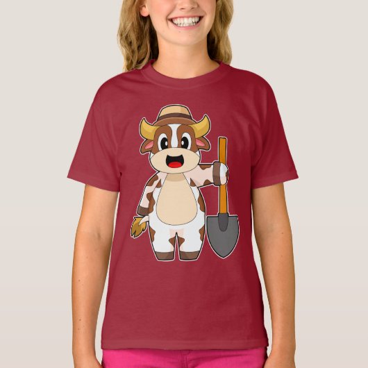 T-shirt Chaussure d'éleveur de vache (Devant)