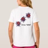 T-shirt Chaussure-têtes de pixels (Dos)