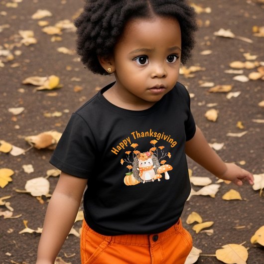 T-shirt Chaussure Toddler Bon thanksgiving Hérisso