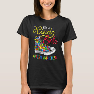 T-shirt Chaussures à énigme Mois de sensibilisation à l'au