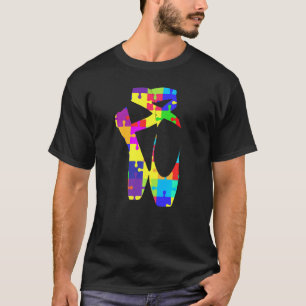 T-shirt Chaussures à pointe de sensibilisation à l'autisme