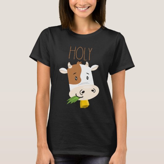 T-shirt Chaussures Animaux De La Ferme De Vaches (Devant)