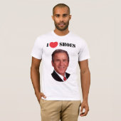 T-shirt Chaussures d'amours de George Bush (Devant entier)