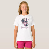 T-shirt Chaussures de ballet pour filles (Devant entier)