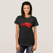 T-shirt Chaussures de Ballet Rouge (Devant entier)