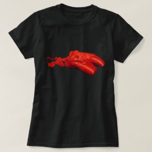 T-shirt Chaussures de ballet rouges