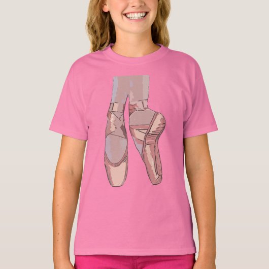 T-shirt Chaussures de ballets (Devant)